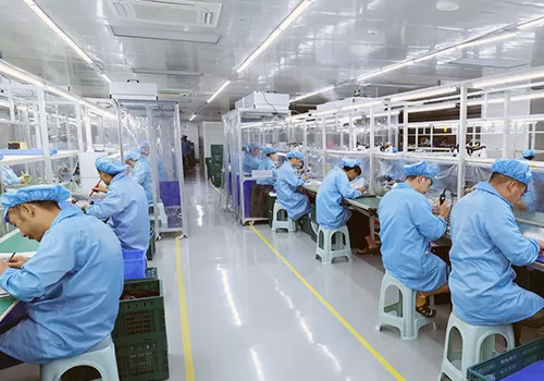 Hotack projector production line and manufacturing facility