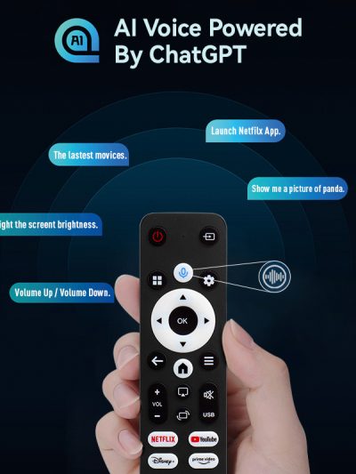 Projector with AI voice control function