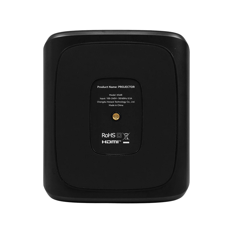 Hotack X5AR Android 14 projector bottom view