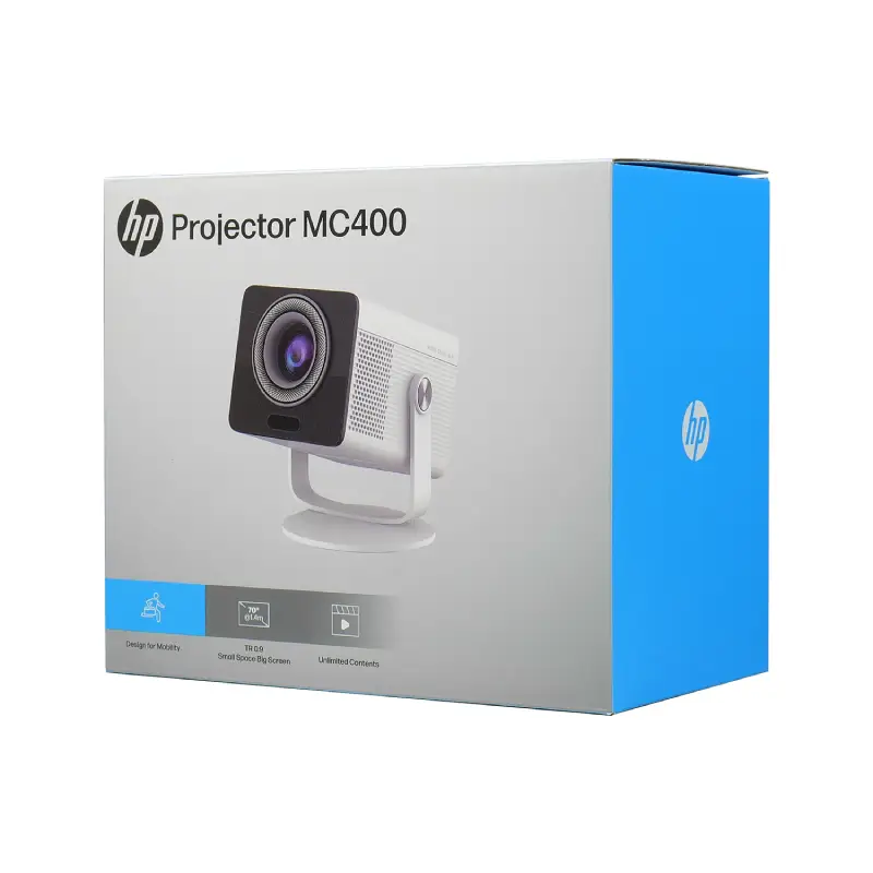 HP MC400 projector retail box
