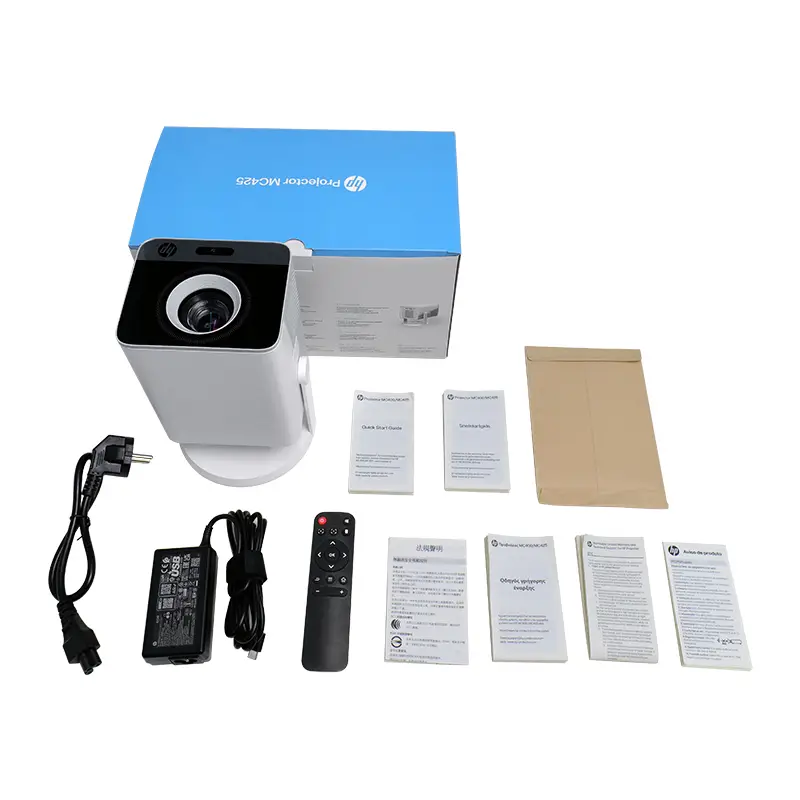 HP MC425 projector package contents