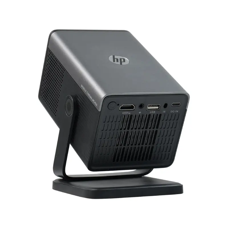 HP MC450 pico projector rear angle view