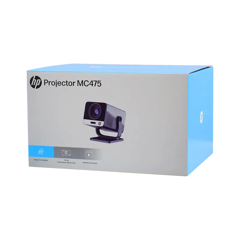 HP MC475 projector retail box