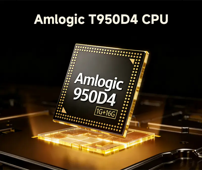 HP MC475 Amlogic T950D4 processor with 1GB RAM and 16GB storage