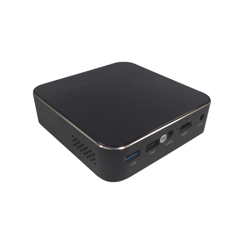 Hotack D013D Projector Angled Ports View