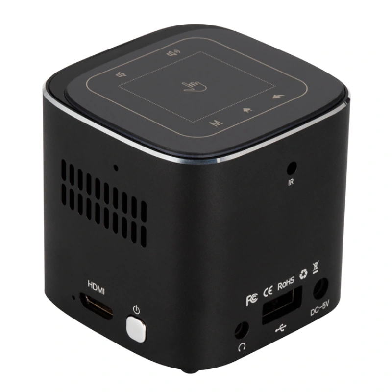 Hotack D048A Projector Rear Interface View