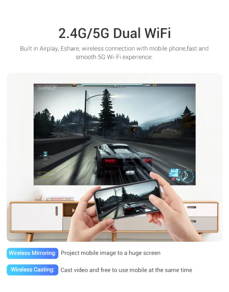 Hotack D048B 2.4G/5G Dual WiFi