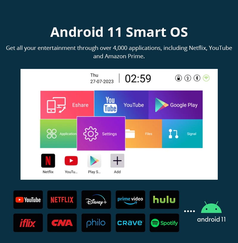 Hotack D061Q Android 11 Smart OS