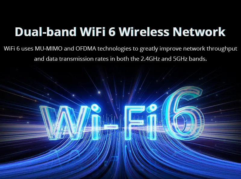 Hotack D061Q Dual-Band Wi-Fi 6 Wireless Network