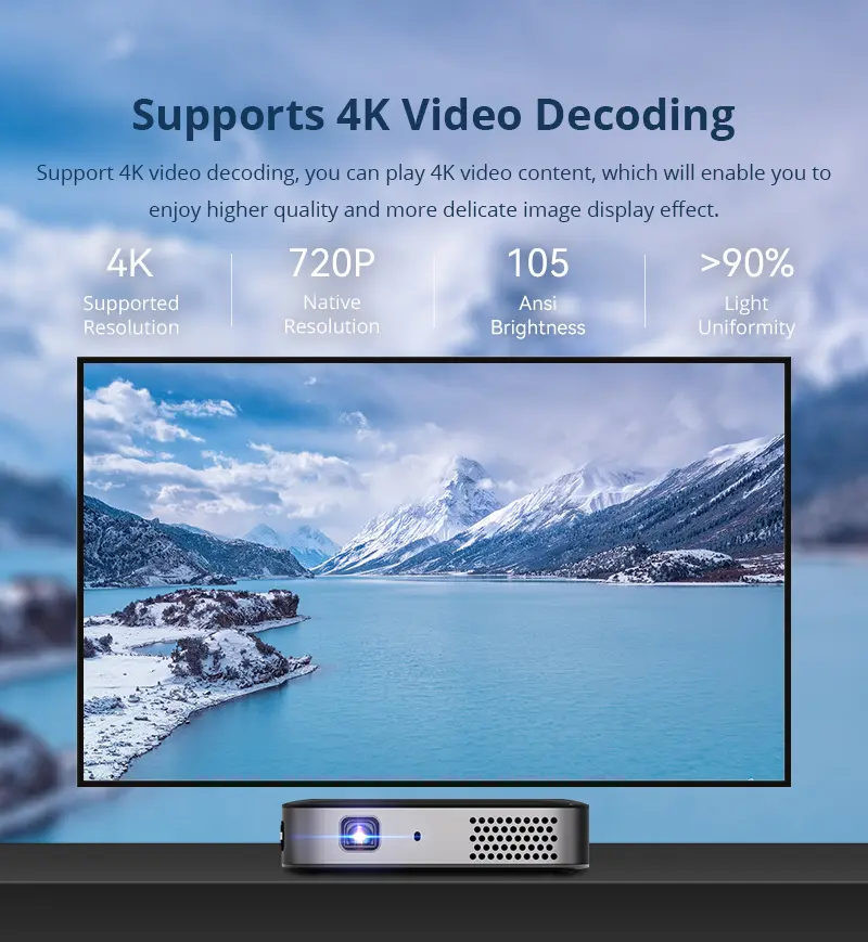 Hotack D061Q Supports 4K Video Decoding