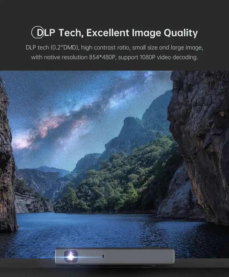 Hotack D062 DLP Tech Excellent Image Quality