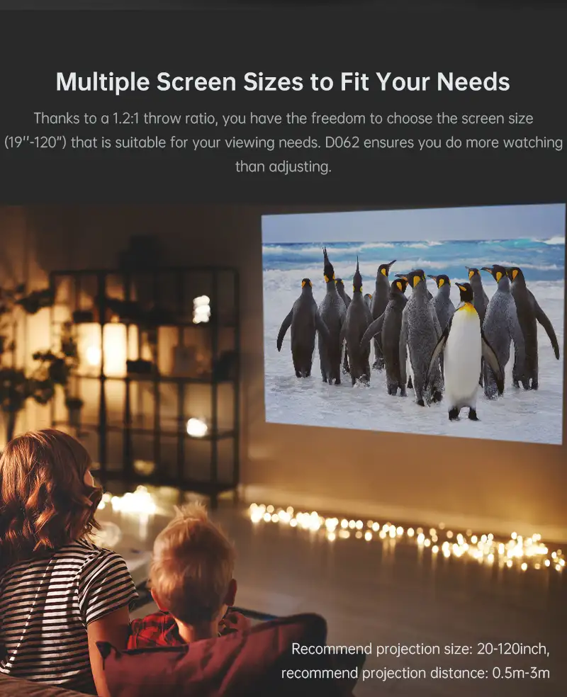 Hotack D062 Multiple Screen Sizes to Fit Your Needs