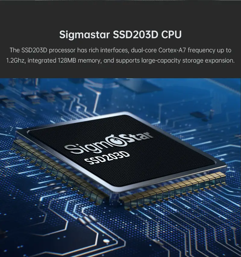 Hotack D062 Sigmastar SSD203D CPU