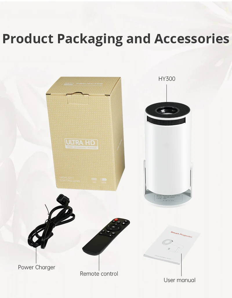 Hotack HY300 Product Packaging and Accessories