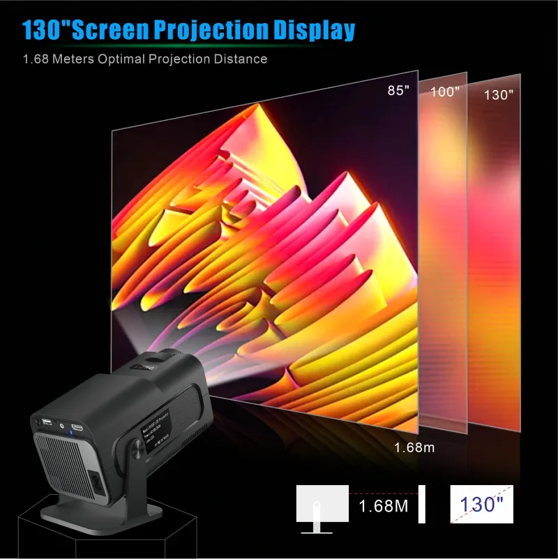 Hotack HY320 Mini 130" Screen Projection Display