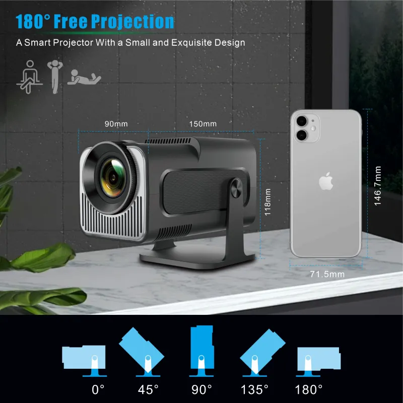 Hotack HY320 Mini 180° Free Projection