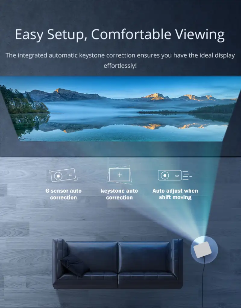 Hotack L003AQ Easy Setup, Comfortable Viewing