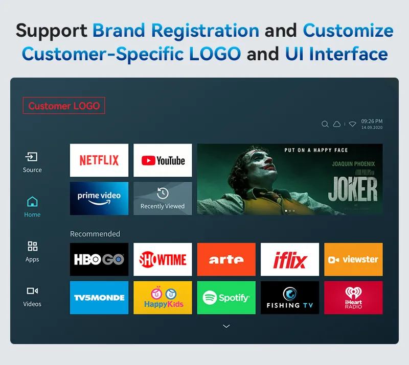 Hotack L005N Customer-Specific LOGO and UI Interface