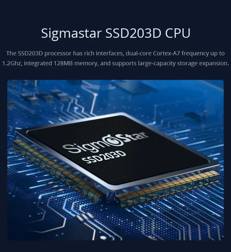 Hotack L005S Sigmastar SSD203D CPU