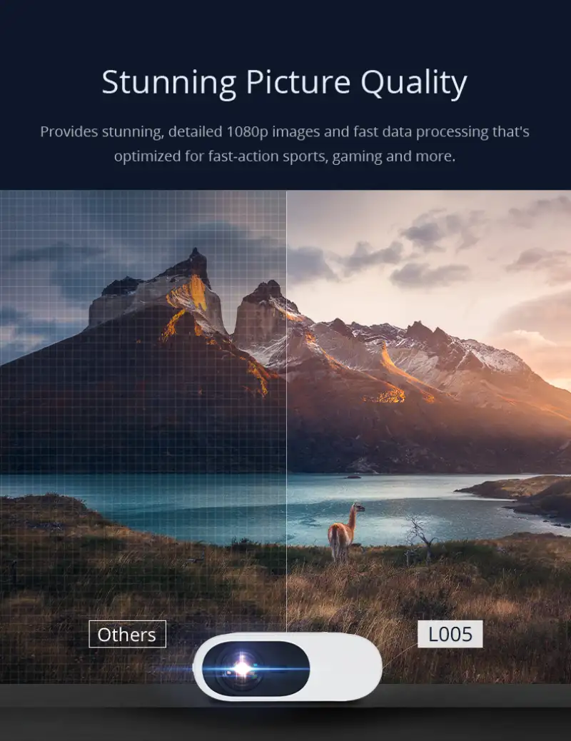 Hotack L005S Stunning Picture Quality