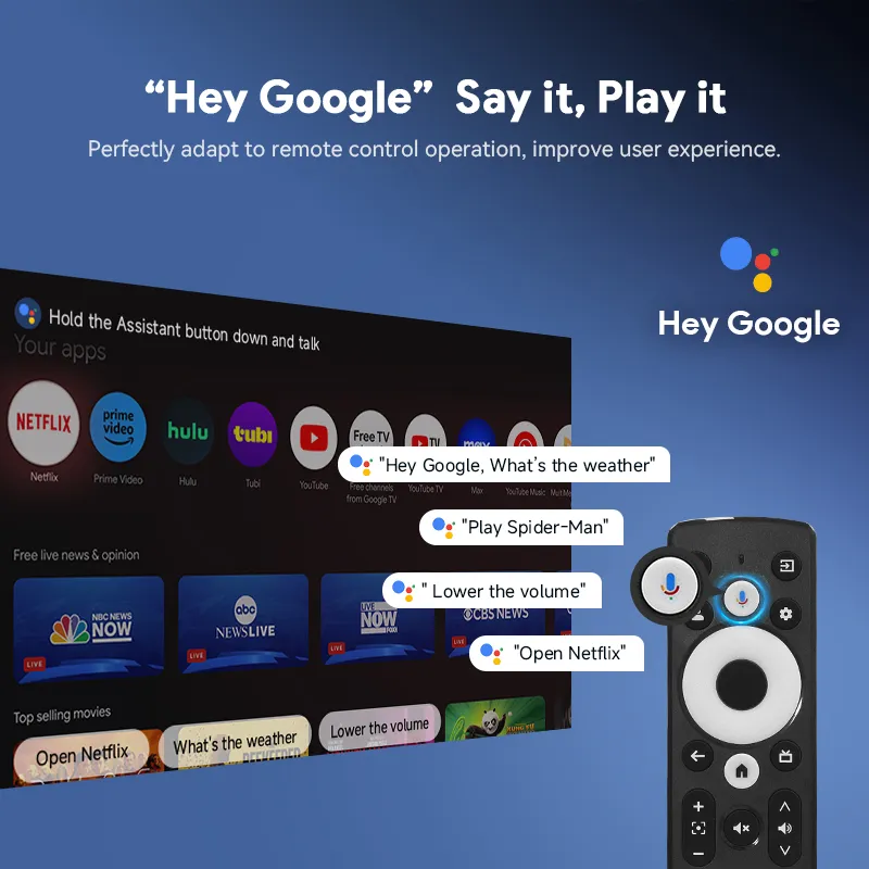 Hotack L018AD Hey Google Say It Play It