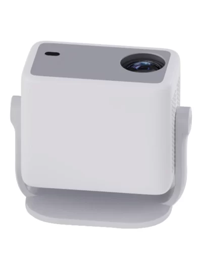 Hotack L018AD White Projector Tilted View