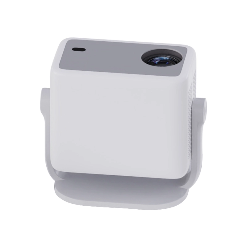 Hotack L018AD White Projector Tilted View