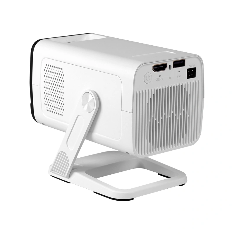 Hotack X1 projector rear three-quarter view