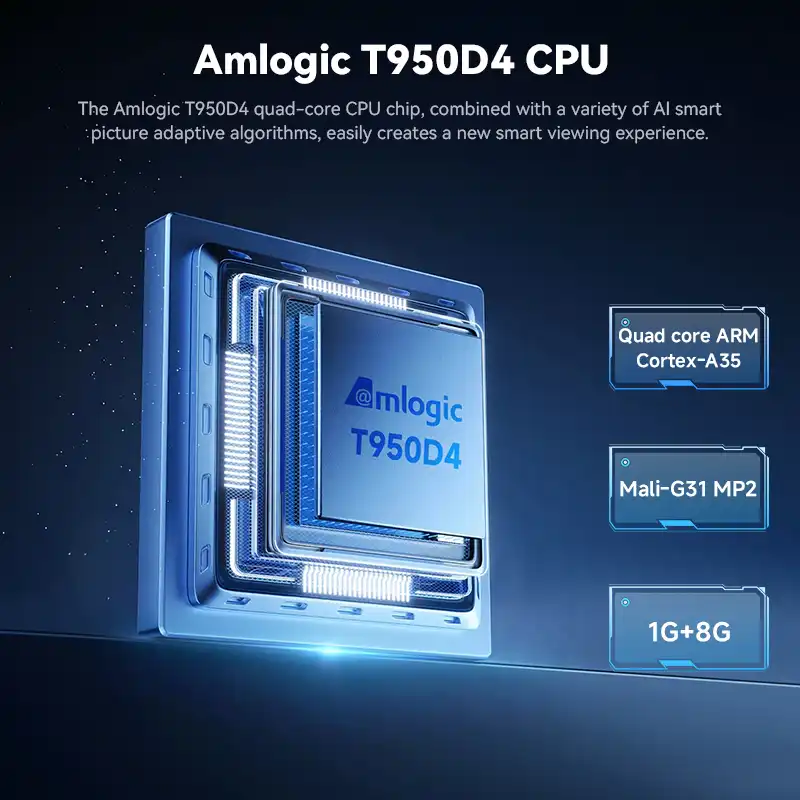 Hotack X3AA Amlogic T950D4 processor