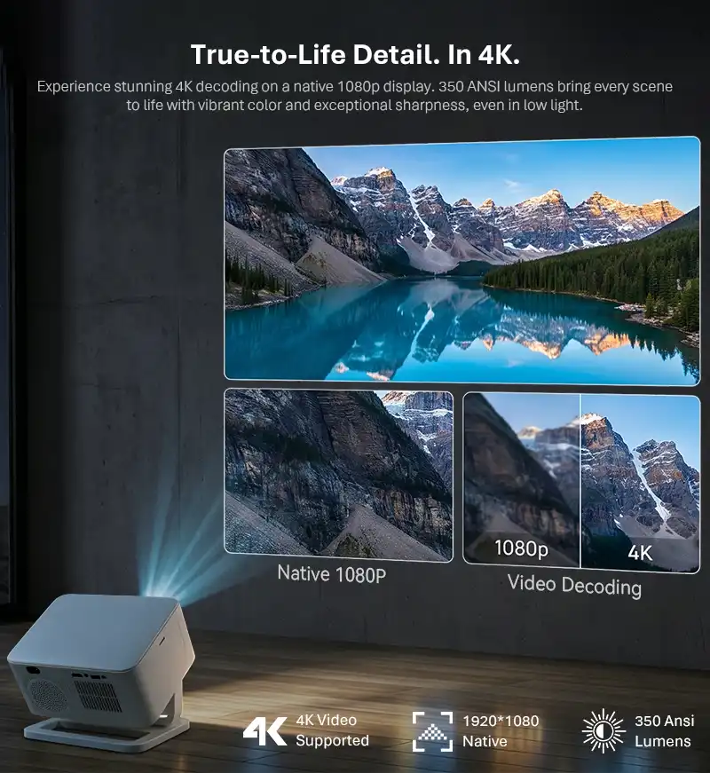 Hotack X4AD native 1080P and 4K video decoding