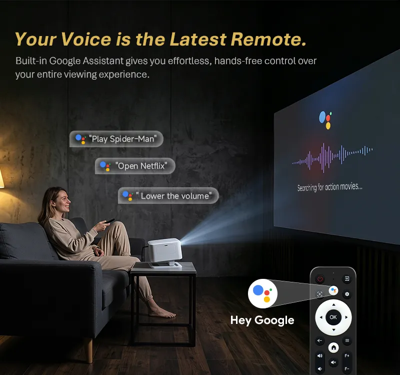 Hotack X4AD Google Assistant voice control