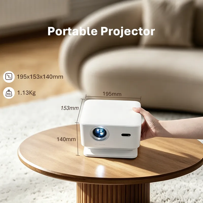 Hotack X4AR portable projector dimensions and 1.13 kg weight