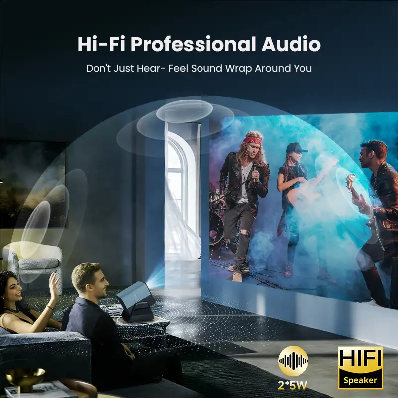 Hotack X5AM dual 5W speakers for home theater audio