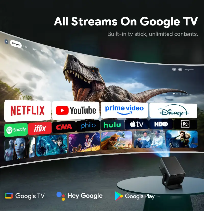 Hotack X7AD Google TV Streaming Entertainment